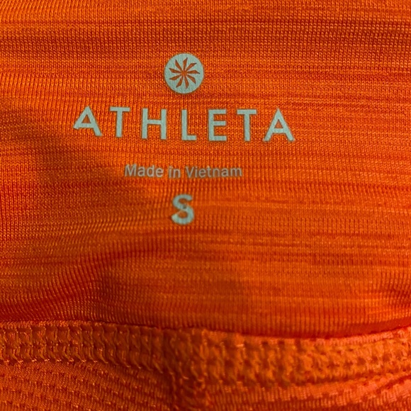 Athleta Swagger Skort orange stripe size Small - Picture 3 of 5